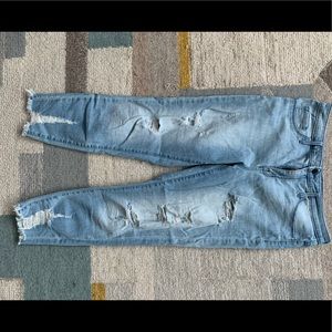 High rise crop jegging